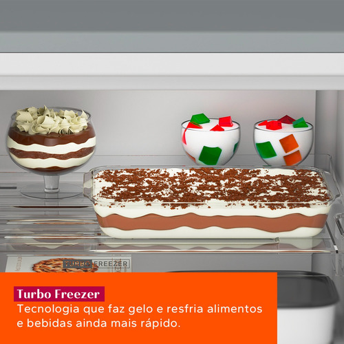 Geladeira Frost Free Brm55fk Duplex 463l Inox Brastemp Inox
