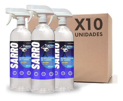 Juan Capitán: Super Removedor De Sarro 10 Unidades De 600 Ml