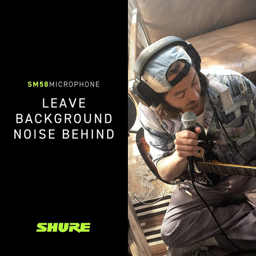 Micrófono Shure Sm58 Pro Xlr Dynamic Stage Performance Kit