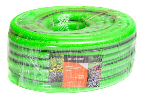 Manguera De Riego 3/4'' 25mts Pvc Malla De Poliester Kushiro