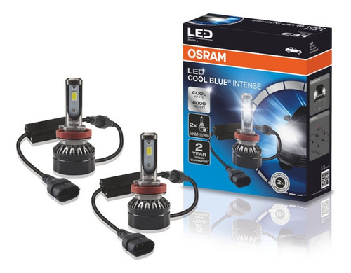 Lamparas H8 H11 H16 Led Cool Blue Intense Osram 6000k 12v