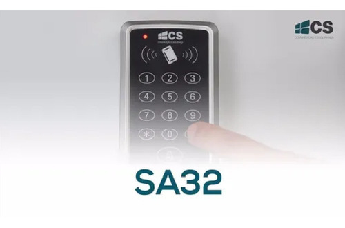 Imagem 2 de 4 de Controle De Acesso Cs Senha Teclado Cartão Touch Sa32