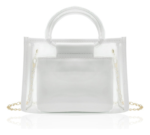 Bolsos Cruzados Para Mujer, Bolsa Hombro Transparente Bolso