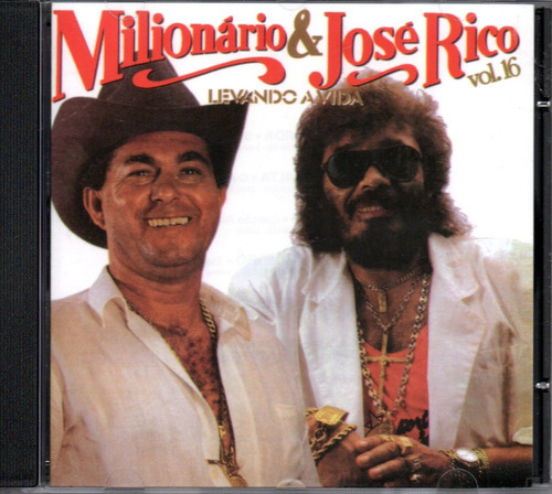 Cd Milionário E José Rico Levando A Vida Vol 16 Lacrado Versão do álbum Estandar