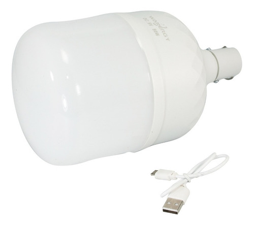 Foco Wanergy Led Bulbo Onmidireccional 80w Recargable Luz Blanco Frío