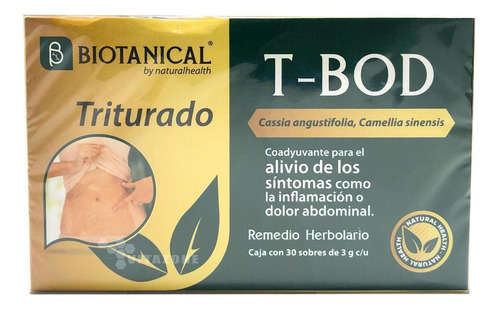 Imagen 1 de 2 de T- Bod (body Slim Té) 30 Sobres Original Natural Health