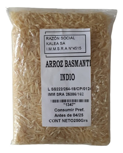 Arroz Basmati Indio