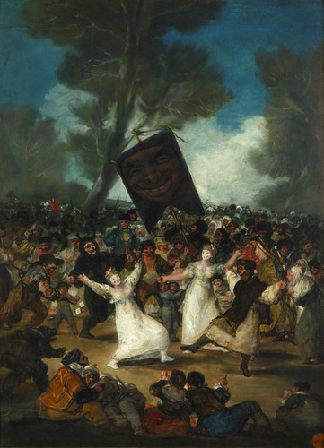 Cuadro 60x90cm Goya Artista Pintor Rococo Pinturas Negras M3