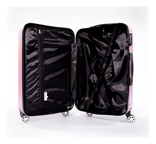 Mala De Viagem Grande Vilabon Vb0227 Rosa