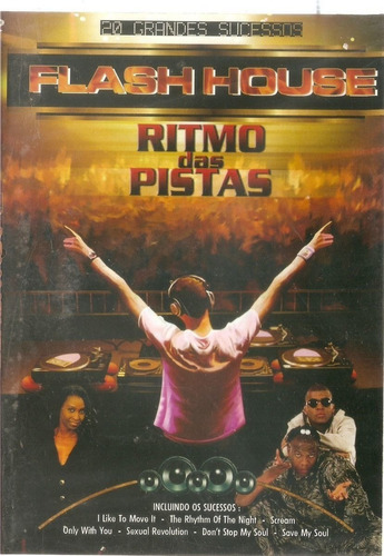 Dvd Flash House - Ritmo Das Pistas 20 Grandes Sucessos