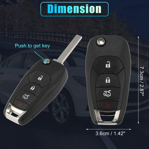 Llave Control Remoto For Chevrolet Cruze 2016-2019