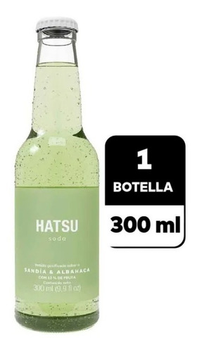 Soda Hatsu Sandia Y Albahaca