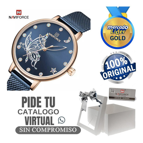 Relojes De Mujer Naviforce Originales Gama Premium + Caja