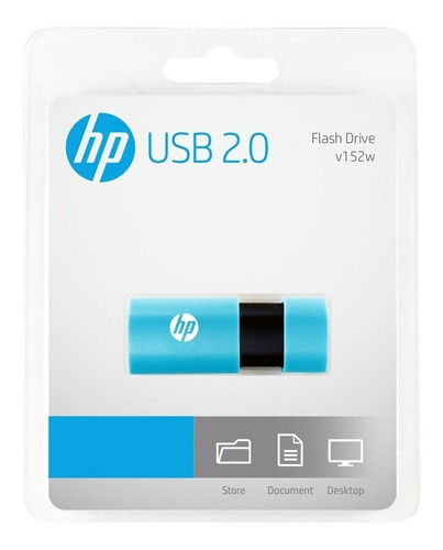 Imagen 5 de 5 de Pendrive 64gb Hp V152w Usb 2.0 Retractil Pen Drive Original