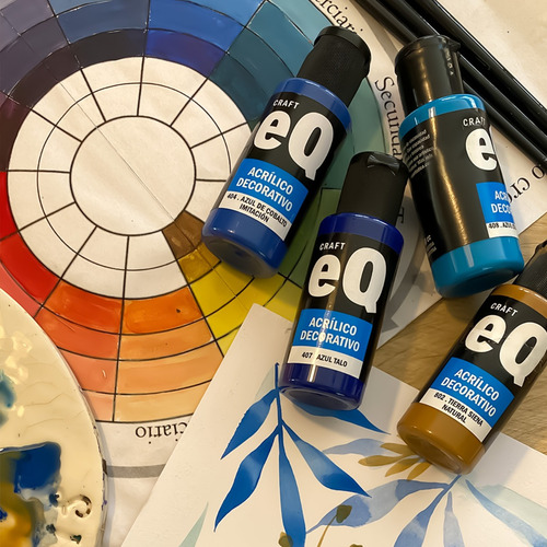 Set 24 Pinturas Acrílicas Eq Arte X 50cc