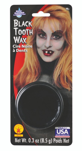 Maquillaje Disfraz Halloweeen: Black Tooth Wax