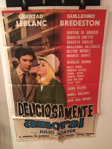 Afiche De Cine - Poster Original - Deliciosamente Amoral