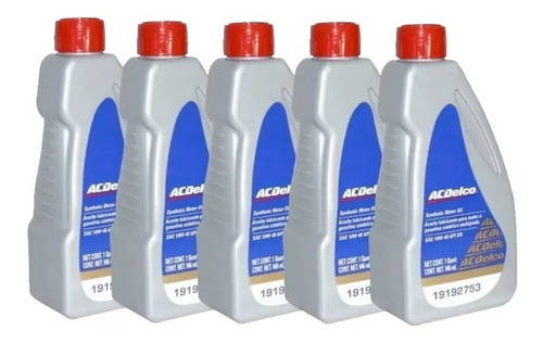 Aceite Sintetico Sae 10w-40 Para Motor 946ml Kit 5pzas.