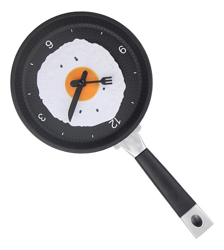 Reloj De Pared Abs Con Forma De Sartén Con Forma De Huevo Fr