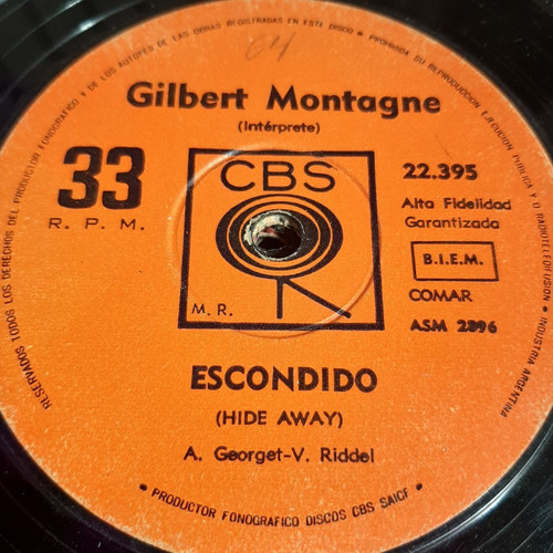 Simple Gilbert Montagne Cbs 22395 C17