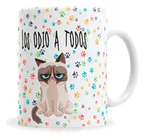 Comprar Taza De Cerámica Gato Los Odio A Todos