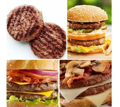 Prensa Para Hamburguesas Molde Antiadherente Asado Parrilla