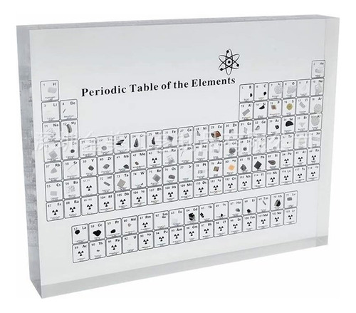 Eleme Acrílico Tabla Periódica Elementos Visualización Eleme