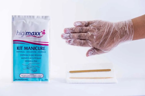 Imagem 2 de 4 de Kit Manicure Descartável Higimaxx - Caixa C/ 50 Unidades