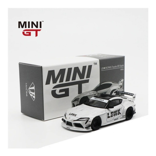 Mini Gt Liberty Works Toyota Gr Supra White # 235