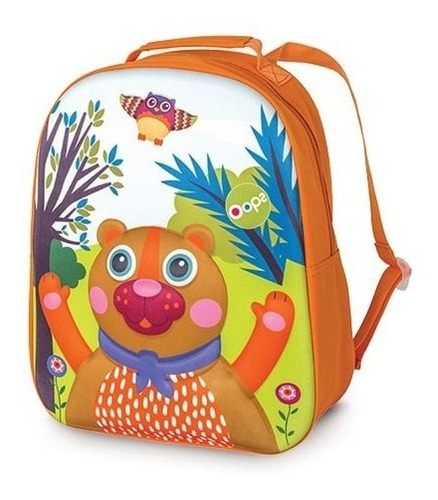 Mochila Infantil Oops 3d Modelo Happy Backpack!  Bear