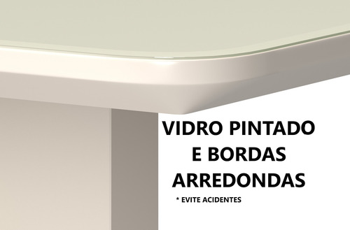 Escrivaninha Trabalho E Estudo Mesa De Reuniões Inovadora Off White