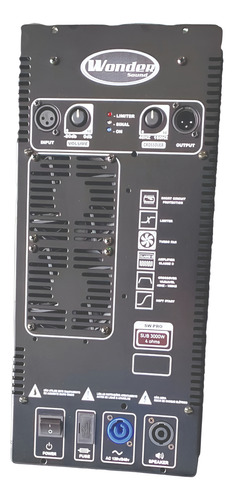 Modulo In Box 4000 Watts 2 Ohms Ampl. Sub Caixa Wonder