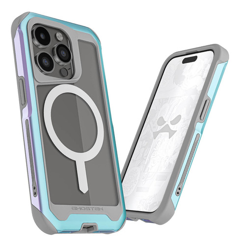 . Funda Ghostek Atomic Para iPhone 15 Pro Aluminio Prismatic