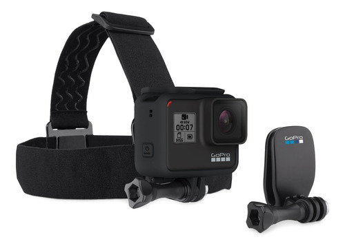 Correa Para La Cabeza Gopro + Quickclip Negro