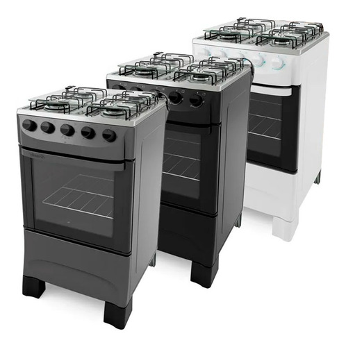 Cocina A Gas Nuevas Supergas 4 Hornallas Mesada Inox Ebz