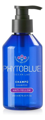  Shampoo Para Cabello Phytoblue Anti Yellow Hidratante 250 Ml