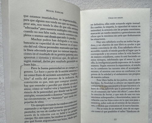 Criar Sin Miedo. Miguel Espeche. Aguilar (Usado)