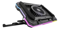 Comprar Cooler Para Laptop Teros Te-7133n Rgb De 14'' Hasta 19'' Color Negro Led Agua