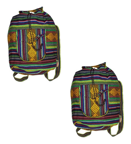 Morral Multicolor Mexicano, Mxyur-002, 2 Pzas, 10kg, Azul/ve