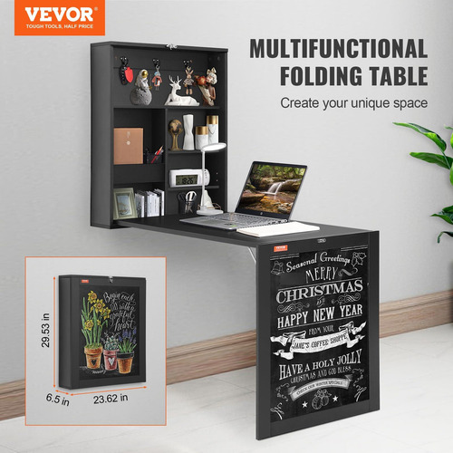 Vevor Mesa De Pared Plegable Multifunción Convertible