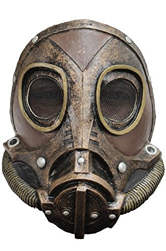 Máscara Horrible Del M3a1 Steampunk Gas, Brown, Un Tamaño.