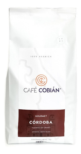 Café Cobián Córdoba Gourmet 1kg 100% Arábica