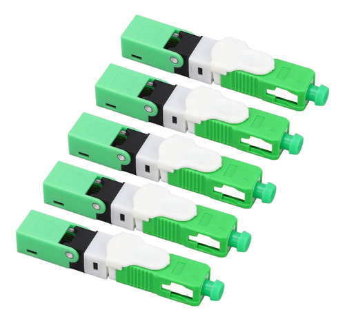 20 Conjuntos Conector De Fibra Óptica Modo Único Sc Fiber
