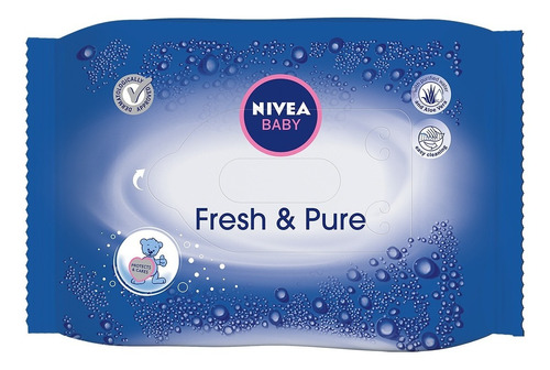 Nivea Baby Fresh & Pure toallitas humectantes con 63 piezas