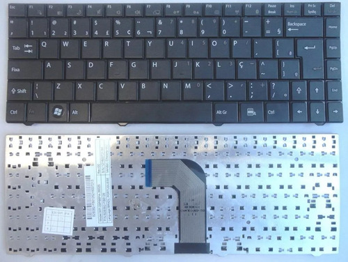 Teclado Notebook Qbex Mb45119 Mb45ii9 82b382-fb6126 Br Com Ç