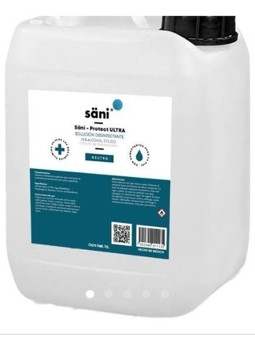 Säni-protect Ultra Present 10 L Sales Cuaternarias Y  70% A.