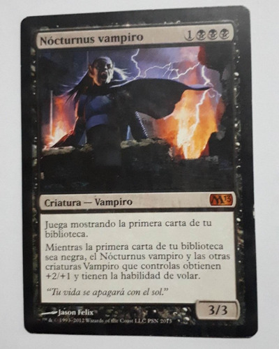 Magic Vampire Nocturnus (duels Of The Planeswalkers)