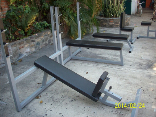 Equipo De Gimnasio, Banco Press De Pecho Inclinado
