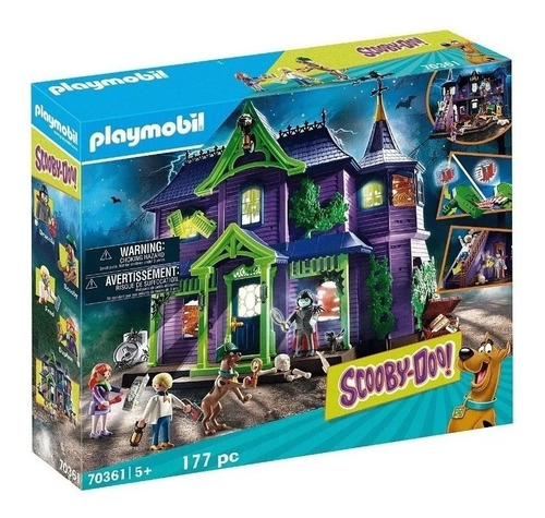 Playmobil 70361 Scooby Doo! Y La Mansion Misteriosa 