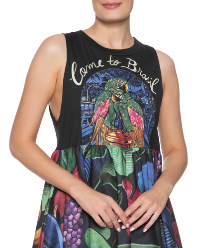 Vestido Farm Estampa Friozinho Bom Original